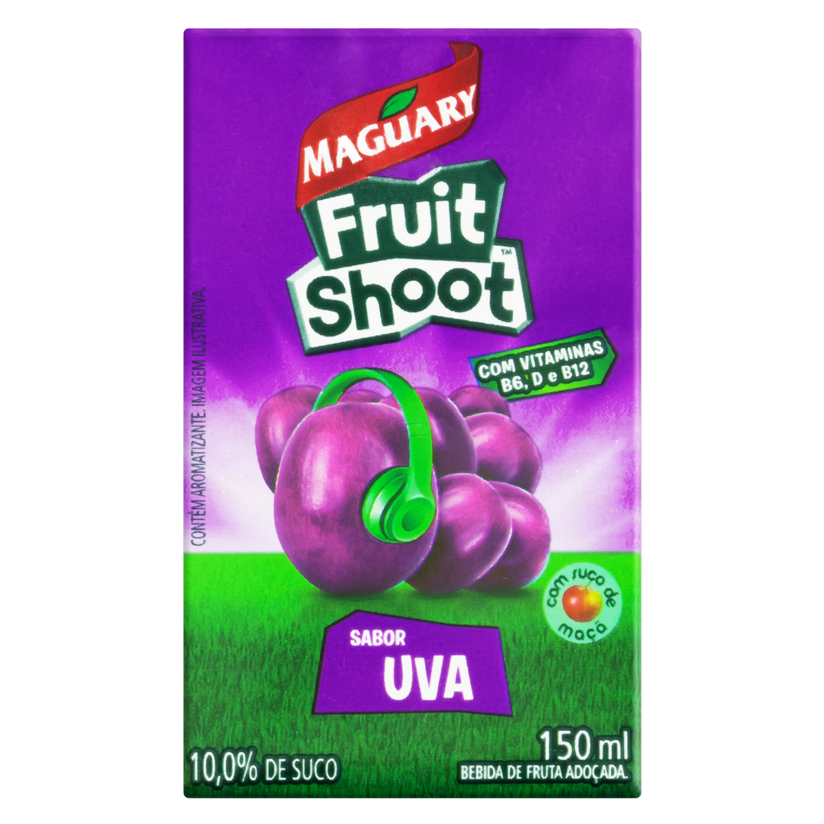 BEBIDA ADOÇADA UVA MAGUARY FRUIT SHOOT CAIXA 150ML