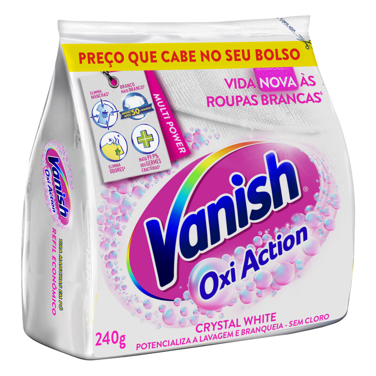 VANISH PO REFIL 240GR WHITE