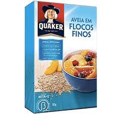 AVEIA EM FLOCOS FINOS QUAKER CAIXA 165G