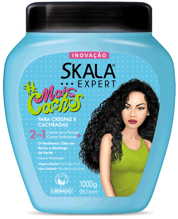 CREME CONDICIONADOR SKALA SOU MAIS CACHOS 1KG