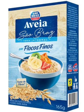 AVEIA SAO BRAZ 165G FLOCOS FINO