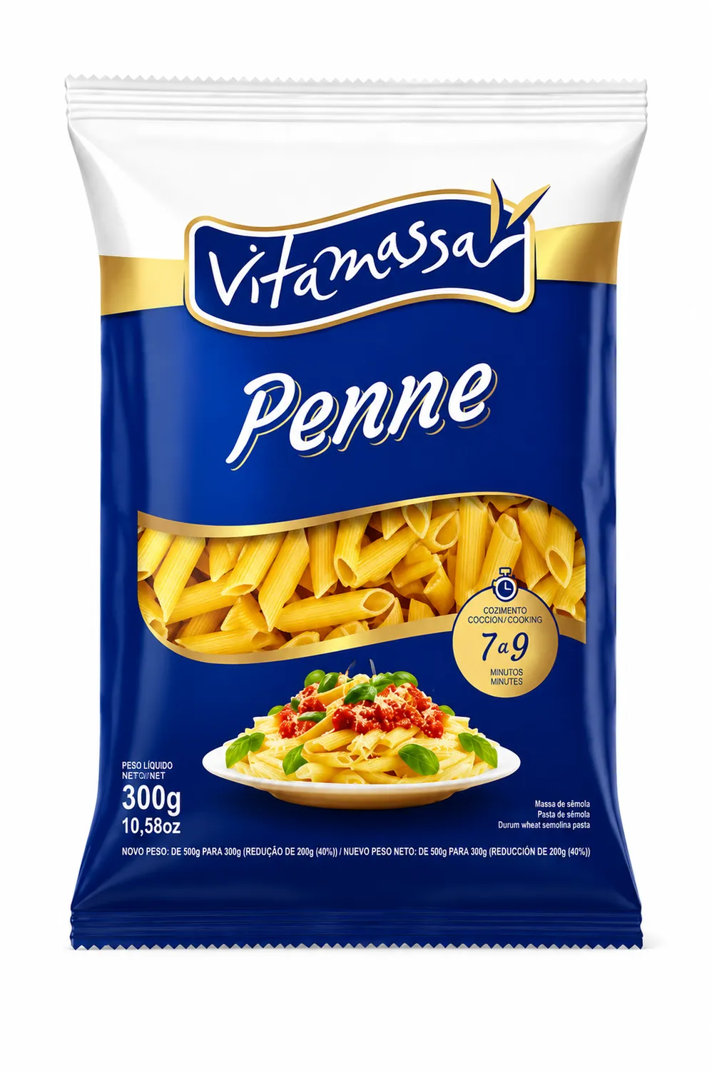 MACARRÃO PENNE VITAMASSA 300G