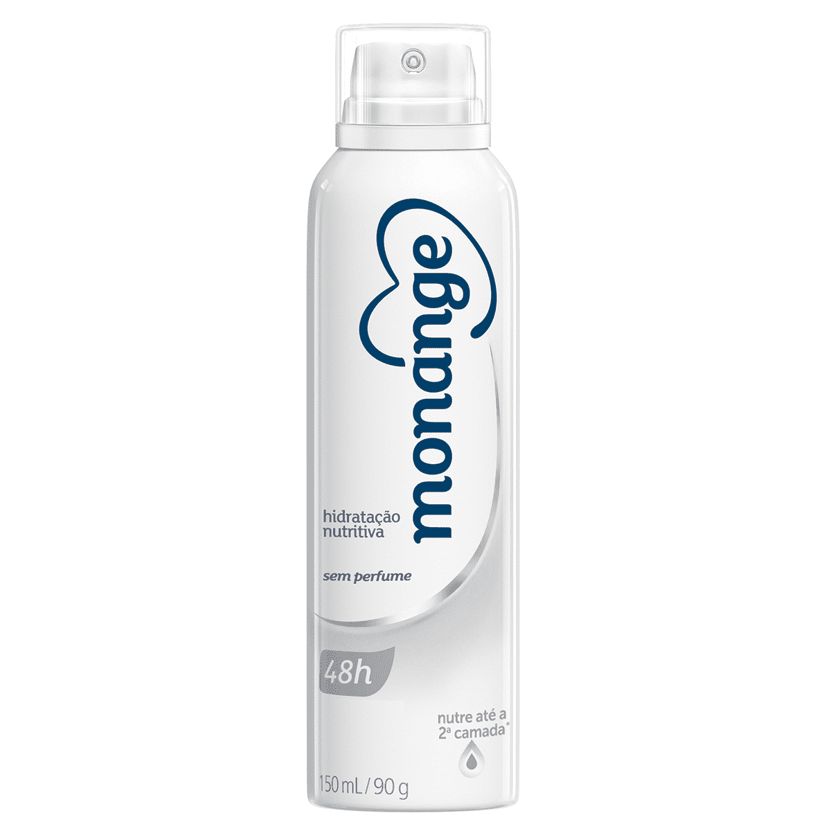 ANTITRANSPIRANTE AEROSSOL SENSÍVEL SEM PERFUME MONANGE 150ML SPRAY 0