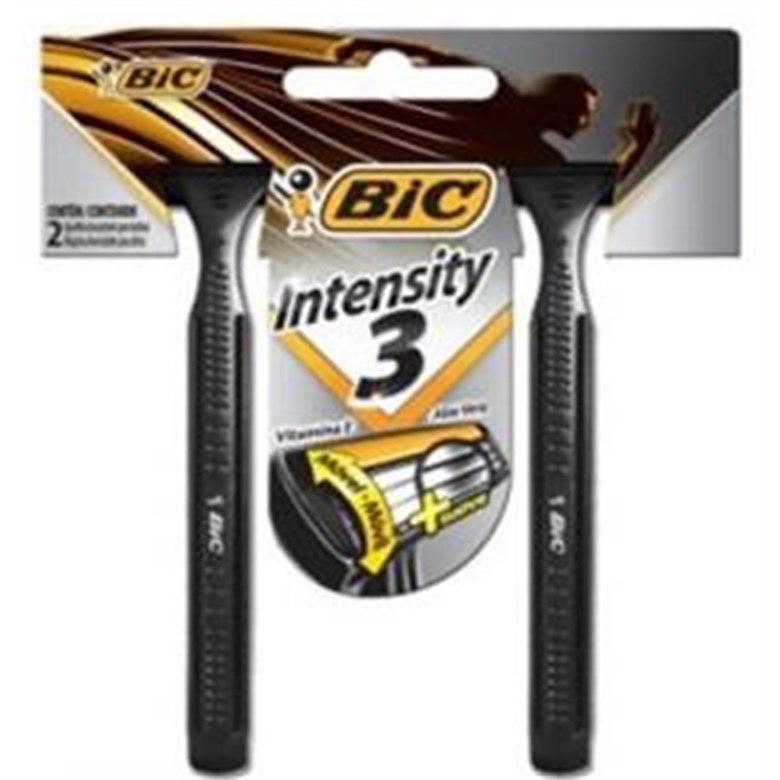 APARELHO DESCARTÁVEL PARA BARBEAR MÓVEL BIC INTENSITY 2 UNIDADES 0