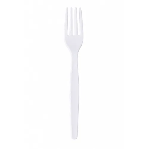 GARFO DESCARTÁVEL REF ULTRA BRANCO COM 50 UNIDADES