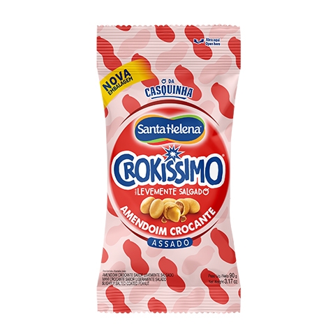 AMENDOIM CROCANTE SALGADO CROKÍSSIMO PACOTE 90G 0