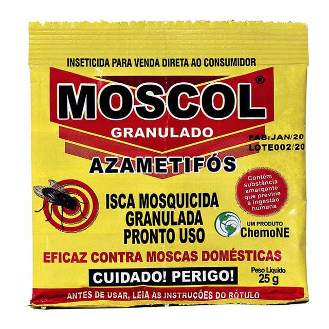 INSETICIDA MOSCOL GRANULADO SACHE 25G