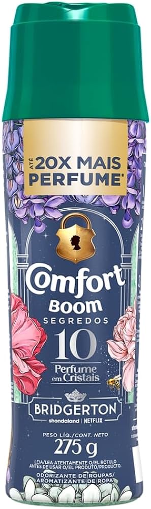 PERFUME COMFORT CRISTAIS 275G SEGREDO 10 BRIDGERTON 1