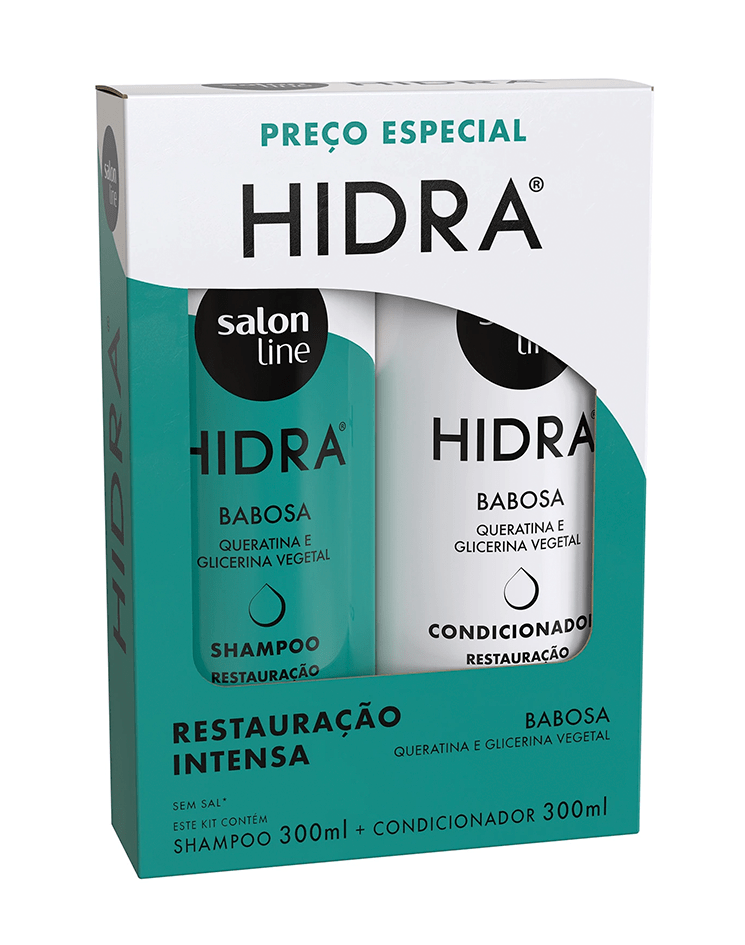 SHAMPOO + COND.SALON LINE TO DE CACHO 300ML BABOSA