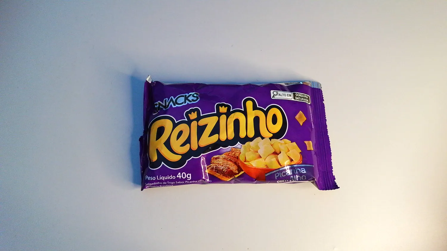 SALGADINHO REIZINHO SNACKS PICANHA COM ALHO 50G