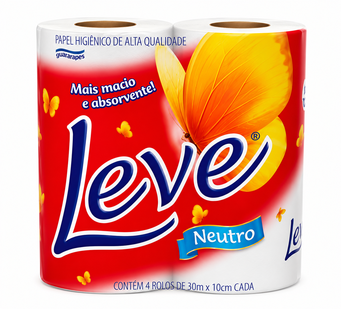 PAPEL HIGIENICO LEVE NEUTRO 16X4 30M