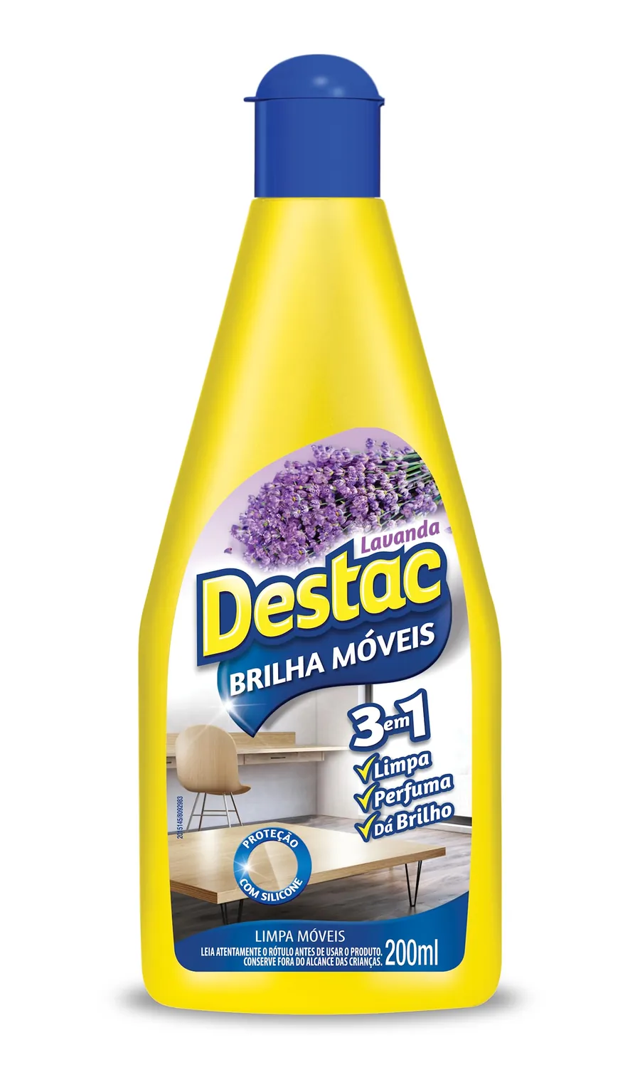 BRILHA-MÓVEIS LAVANDA DESTAC SQUEEZE 200ML