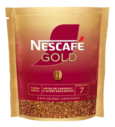 CAFE NESCAFE GOLD SOLUVEL INTENSIDADE 7 SACHE 40G 0