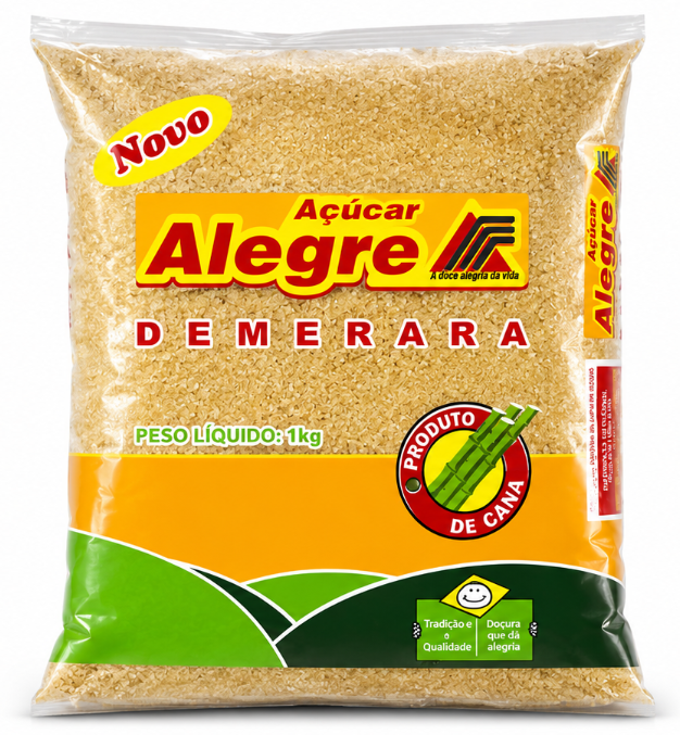 AÇÚCAR DEMERARA ALEGRE 1KG