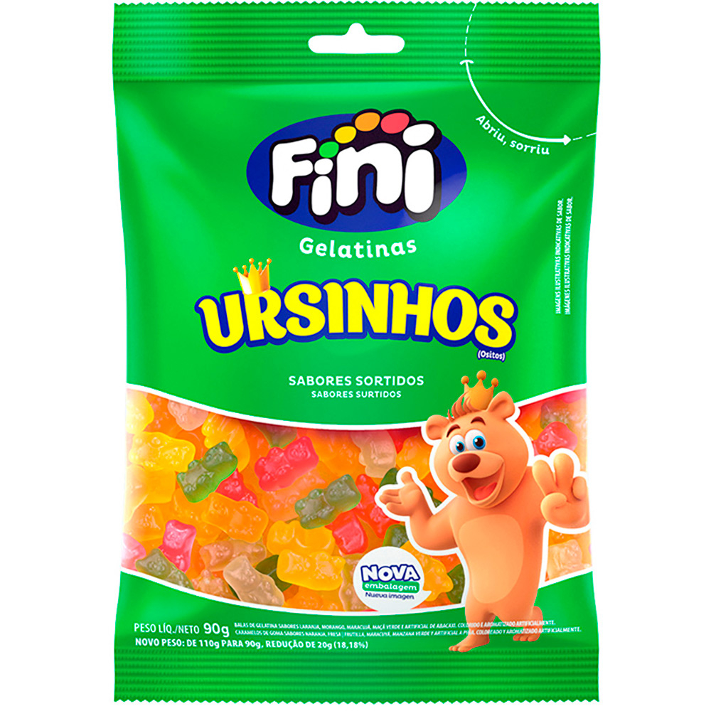 FINI SM GELAT URSINHO BRILHO 80G