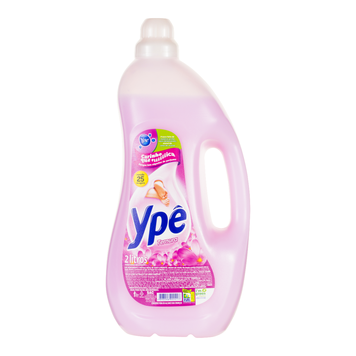 AMACIANTE DE ROUPA DILUÍDO TERNURA YPÊ FRASCO 2L