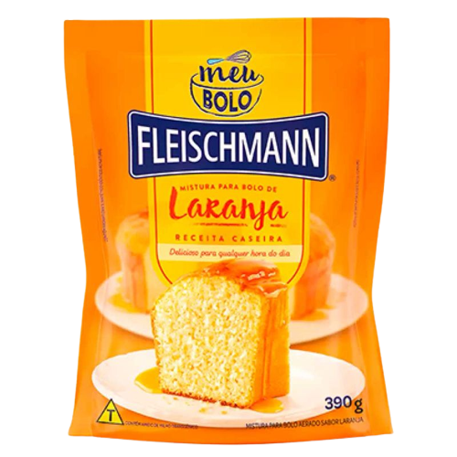 MISTURA PARA BOLO CREMOSO LARANJA FLEISCHMANN CLÁSSICOS SACHÊ 390G 0