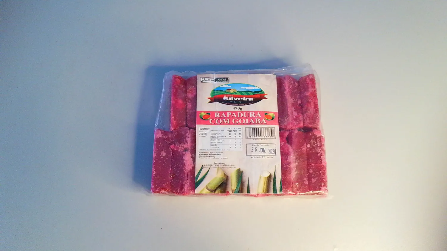 RAPADURA SILVEIRA COM GOIABA (470G)