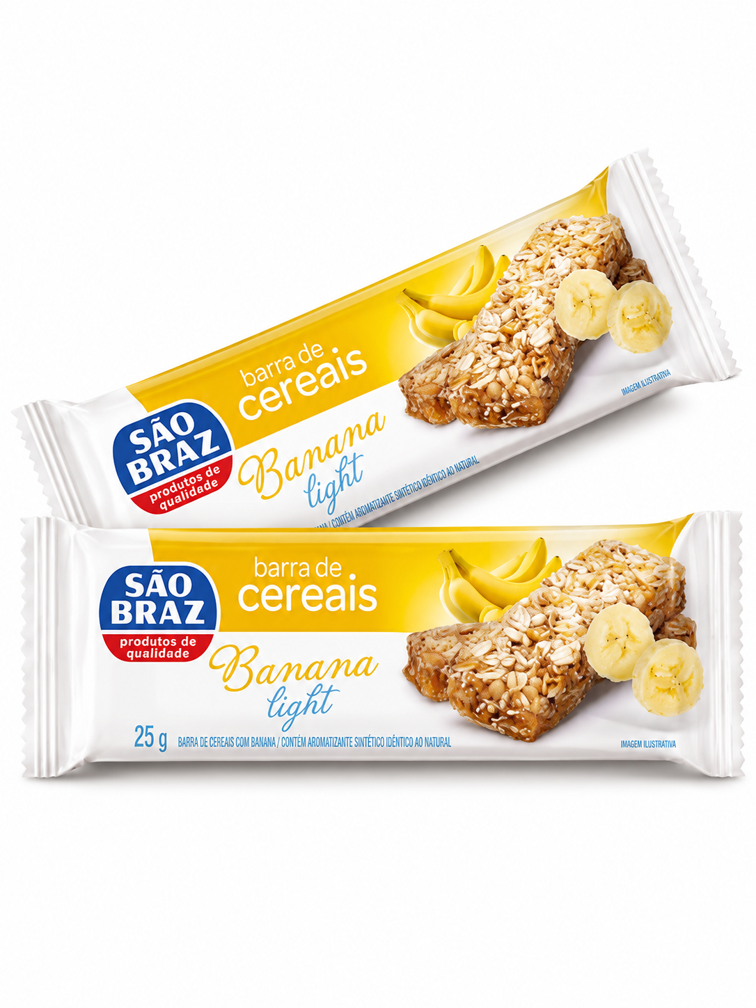 BARRA DE CEREAL SÃO BRAZ BANANA LIGHT 25G