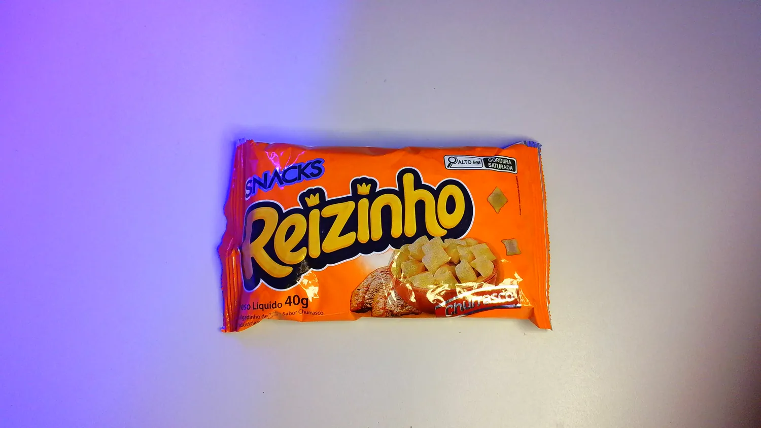 SALGADINHO REIZINHO SNACKS CHURRASCO 50G