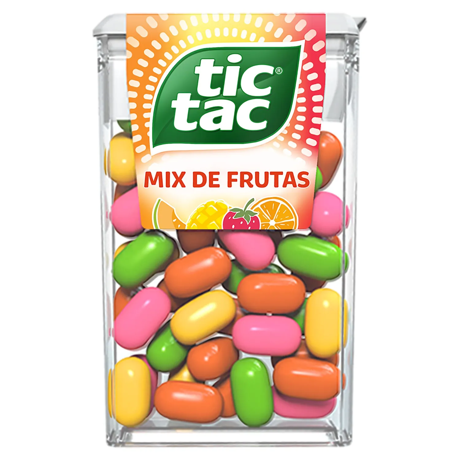 PASTILHA MIX DE FRUTAS TIC TAC CAIXA 14,5G 0