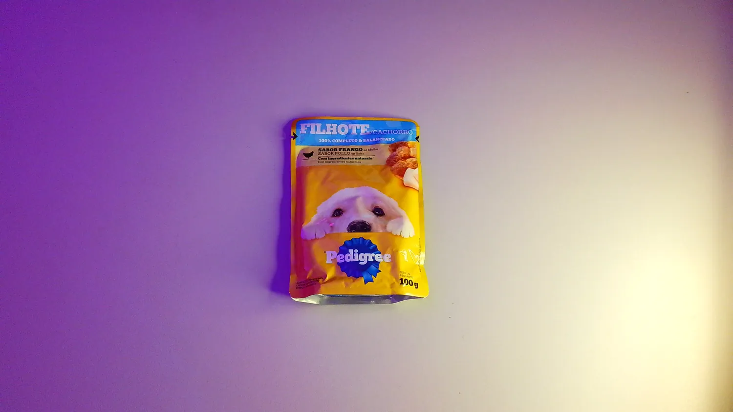 ALIMENTO PARA CÃES FILHOTES FRANGO AO MOLHO PEDIGREE SACHÊ 100G