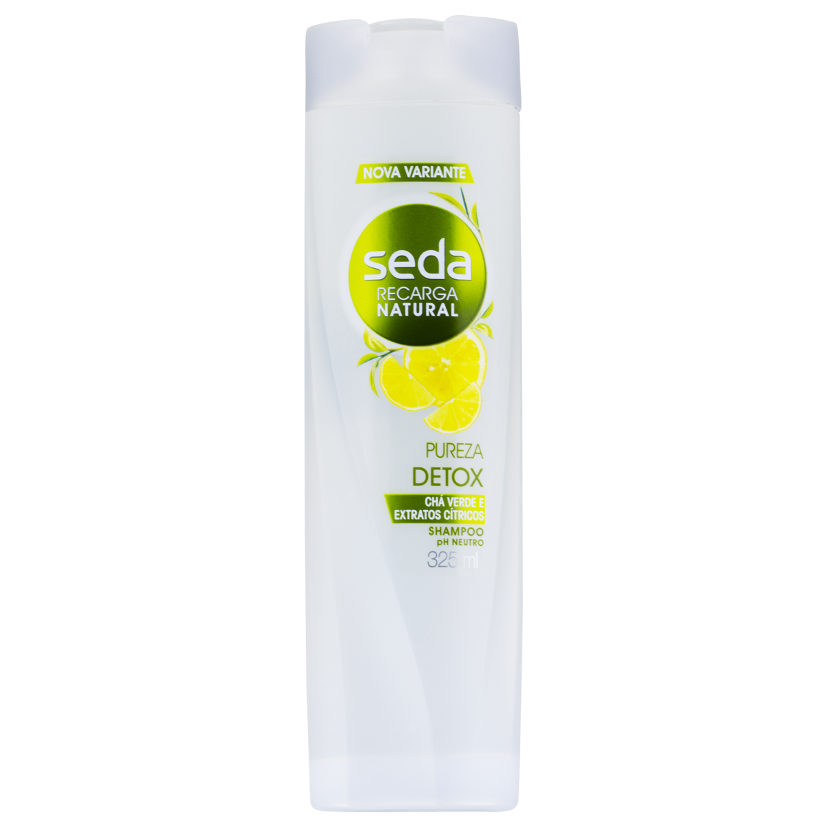 SHAMPOO CHÁ VERDE E CÍTRICOS SEDA JOIAS DA NATUREZA FRASCO 325ML