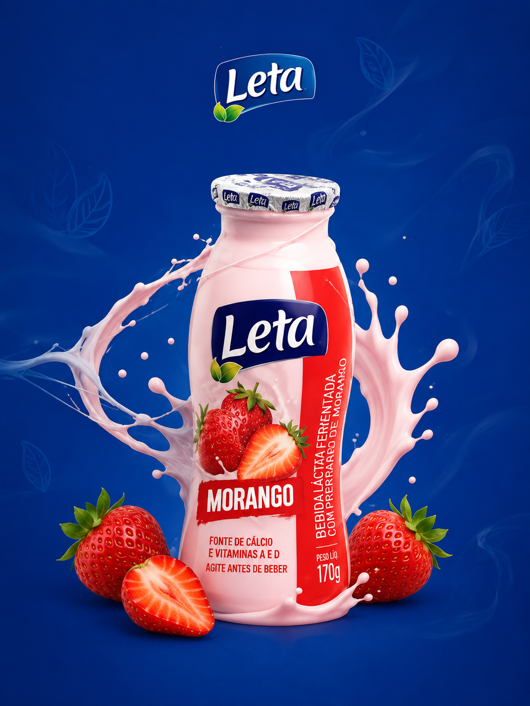 BEBIDA LÁCTEA LETA 170G MORANGO
