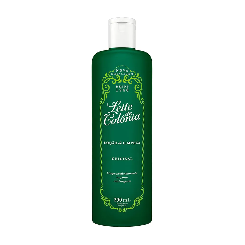 LOÇÃO DE LIMPEZA ORIGINAL LEITE DE COLÔNIA FRASCO 200ML