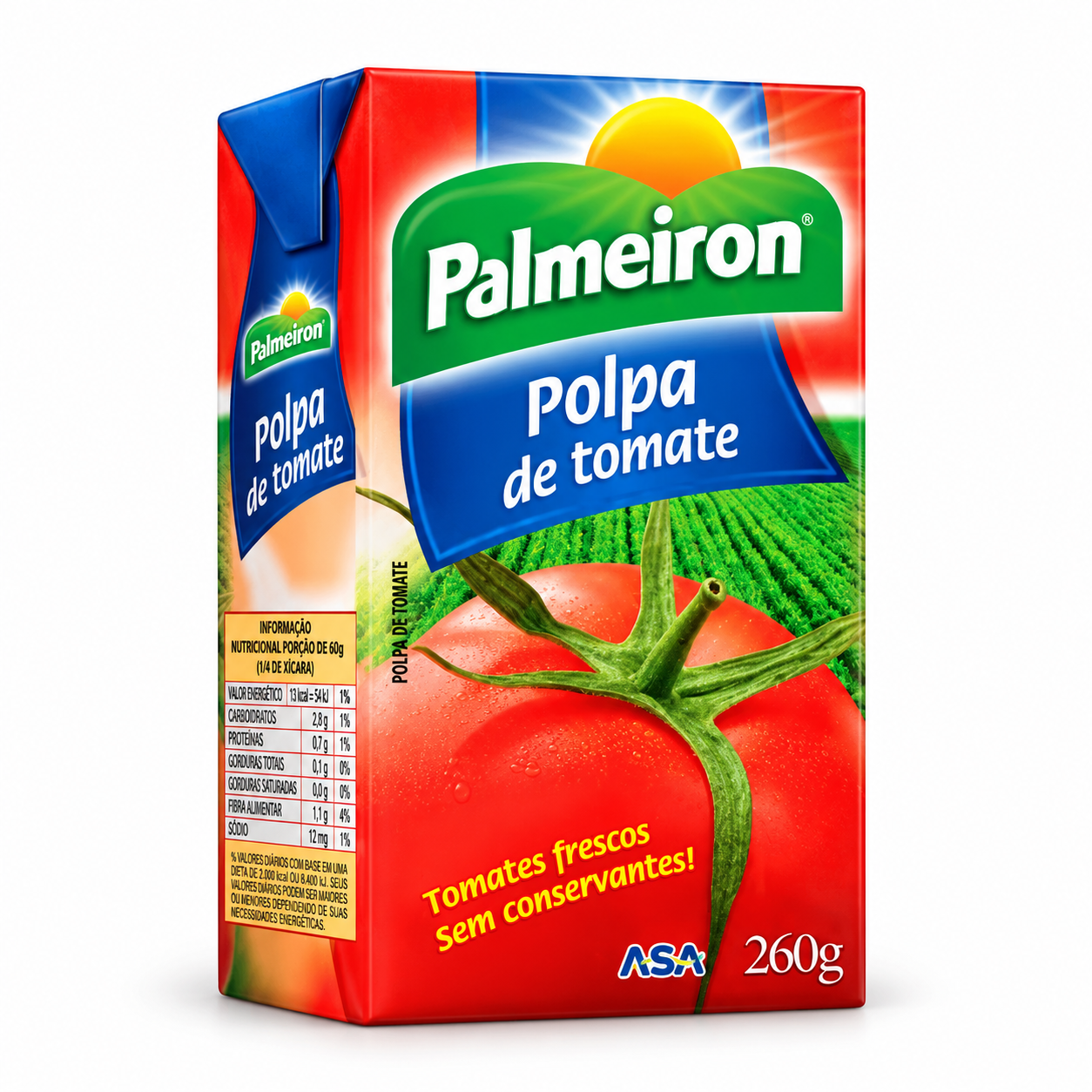POLPA DE TOMATE PALMEIRON 260G — imagem 1