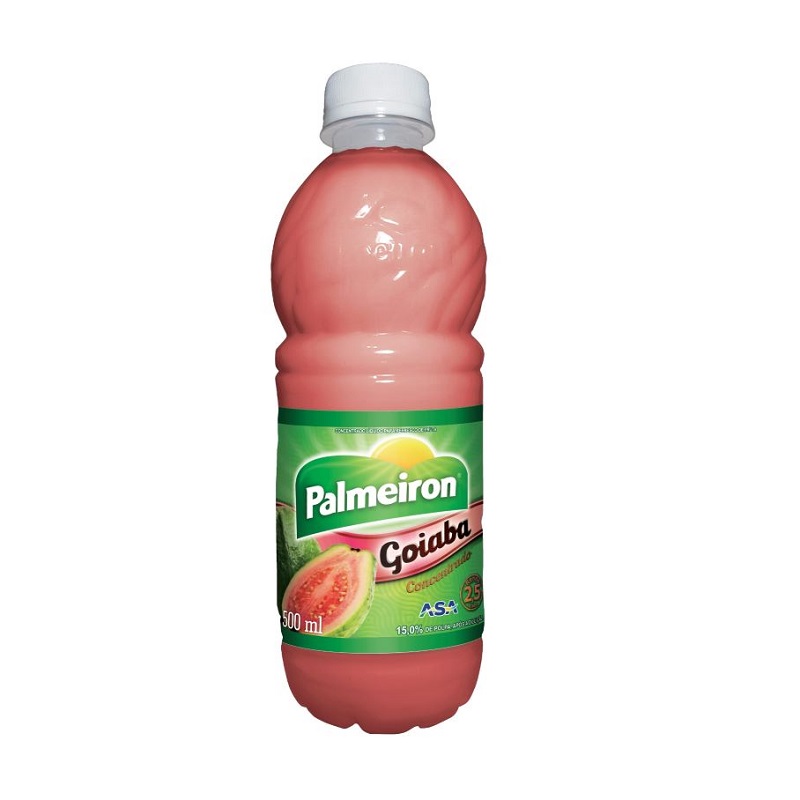 SUCO CONCENTRADO PALMEIRON 500ML GOIABA
