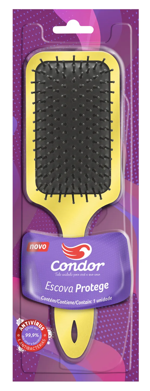 ESCOVA PARA CABELO PROTEGE CONDOR