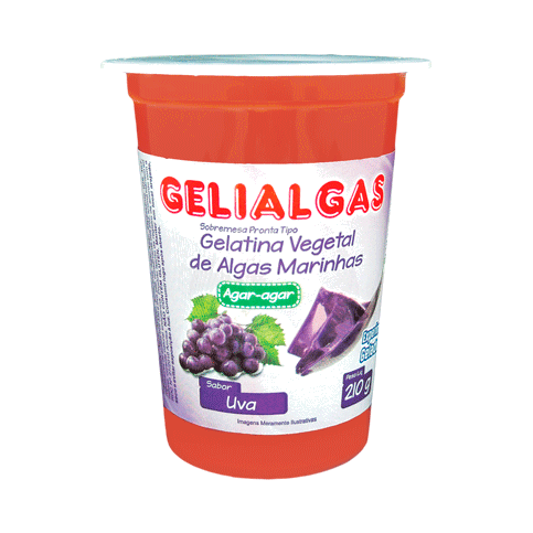 GELATINA VEGETAL PRONTA GELIALGAS CP 210G UVA 0