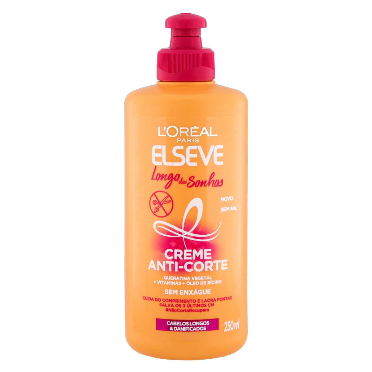 CREME PARA PENTEAR LORÉAL PARIS ELSEVE LONGO DOS SONHOS FRASCO 250ML