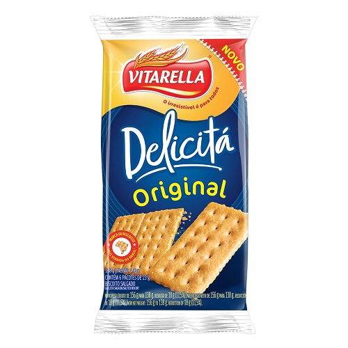 BISC VITA. DELICITA SALGADO 138G ORIGINAL — imagem 1