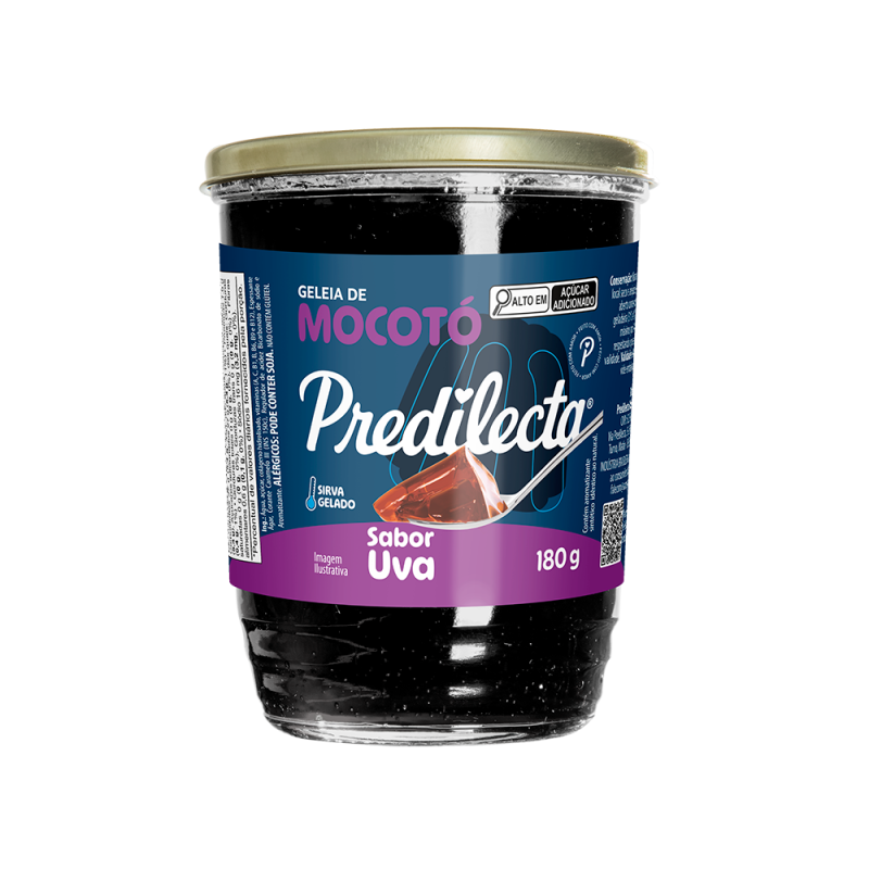 GELEIA MOCOTO PREDILECTA UVA 180G