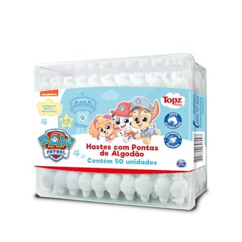 HASTES FLEXIVEIS TOPZ BABY PATRULHA CANINA 50UN