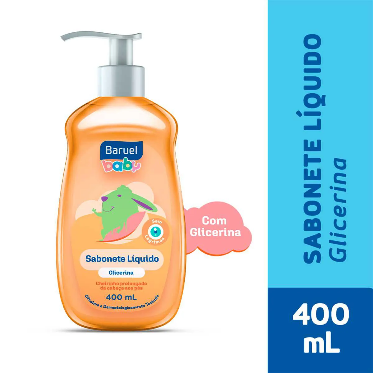 SAB LIQ BARUEL BABY 400ML C/ GLICERINA 0