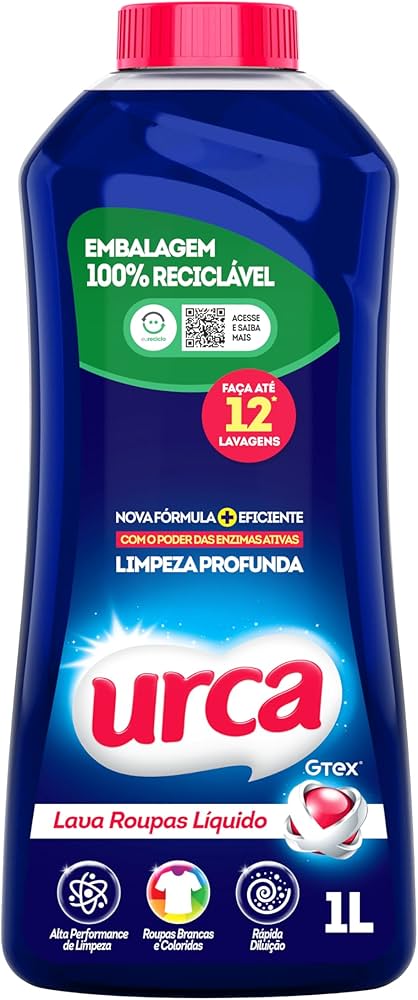 LAVA ROUPAS LÍQUIDO 1L, URCA, AZUL, MÉDIO