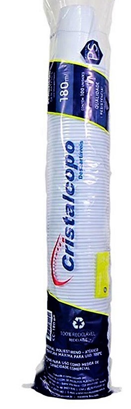 COPO CRISTALCOPO 100X180ML AGUA BRANCO