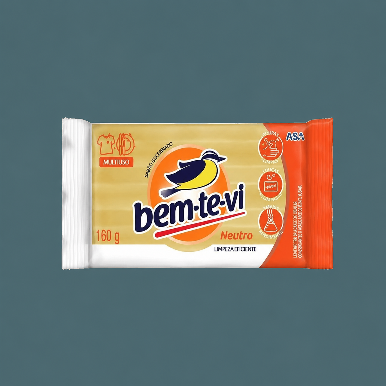 SABÃO EM BARRA BEM TI VI NEUTRO 160G