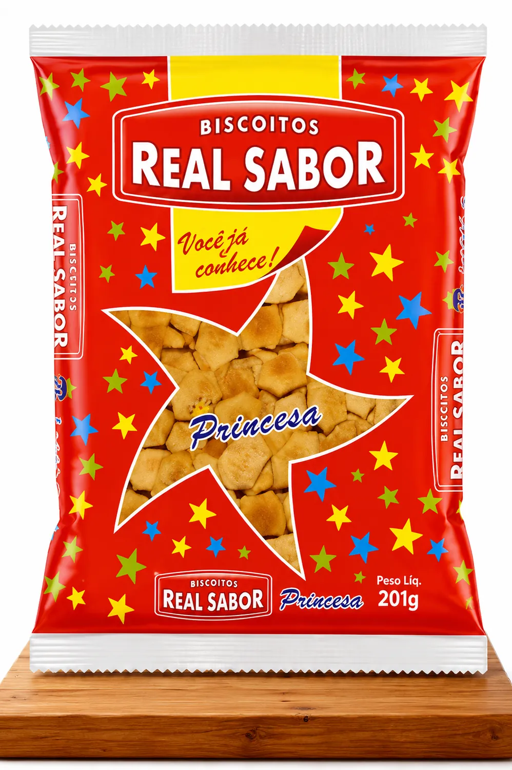 BISCOITO BOLACHA PRINCESA REAL SABOR 200G