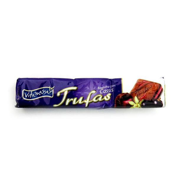 BISCOITO RECHEADO VITAMASSA TRUFAS BAUNILHA CASSIS 140G