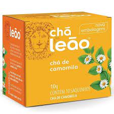 CHÁ CAMOMILA CHÁ LEÃO CAIXA 10G 10 UNIDADES