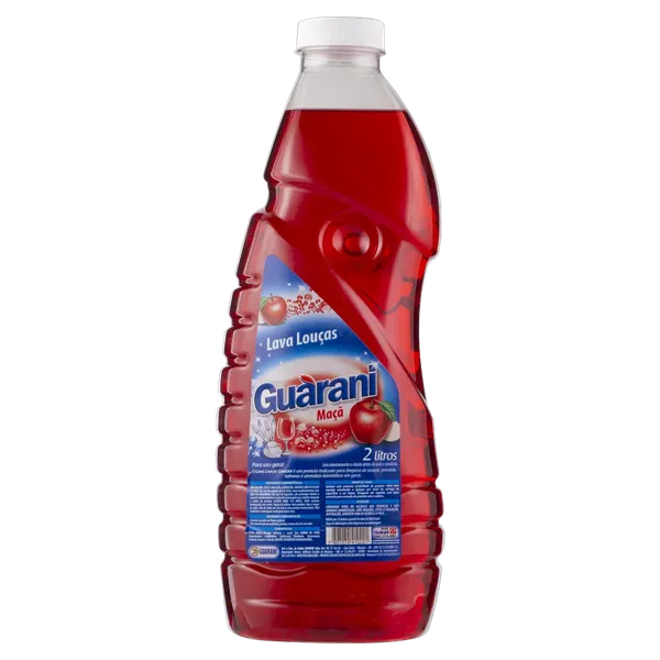 DETERGENTE LAVA LOUÇAS MAÇÃ GUARANI 2L
