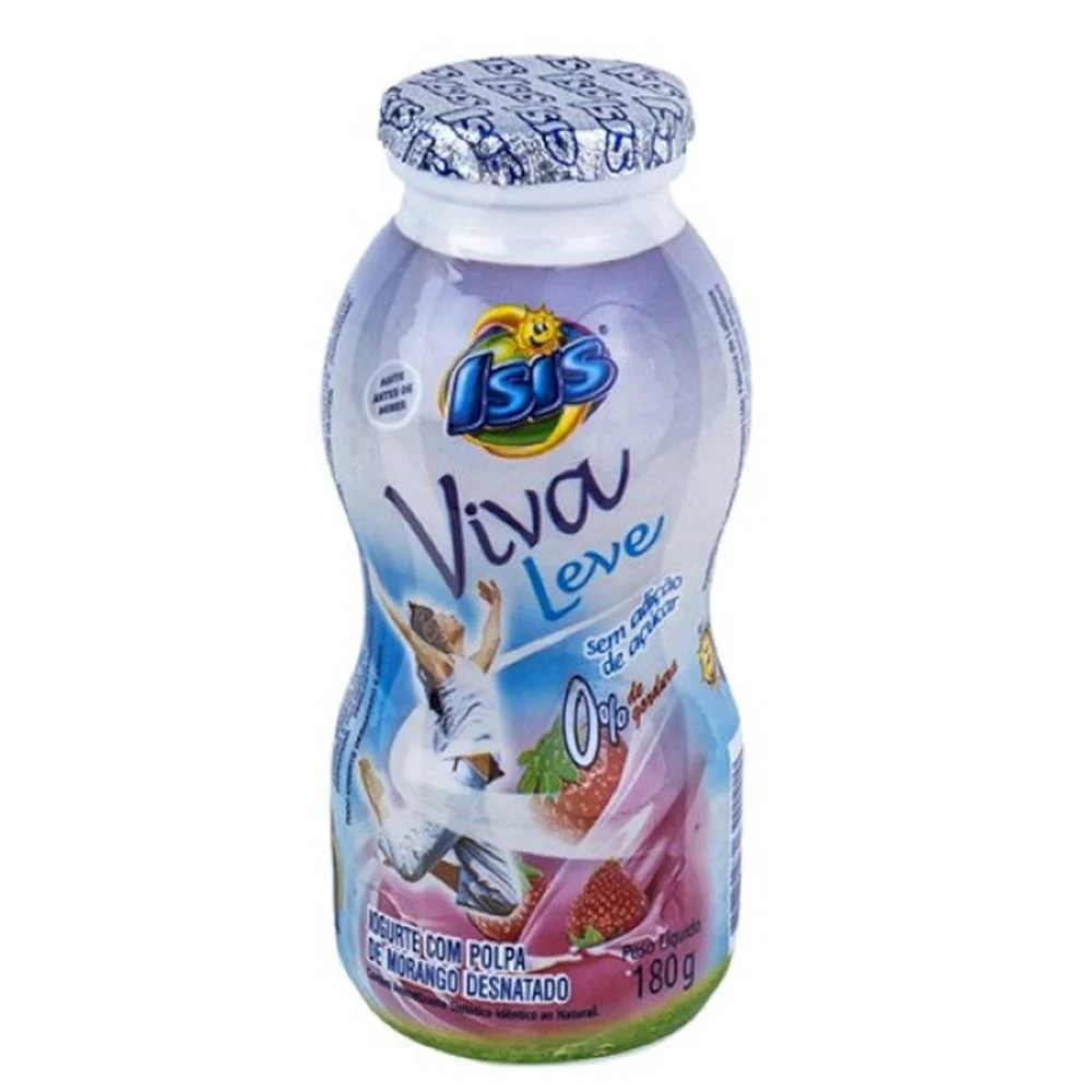 IOGURTE VIVA LEVE MORANGO ISIS 170G