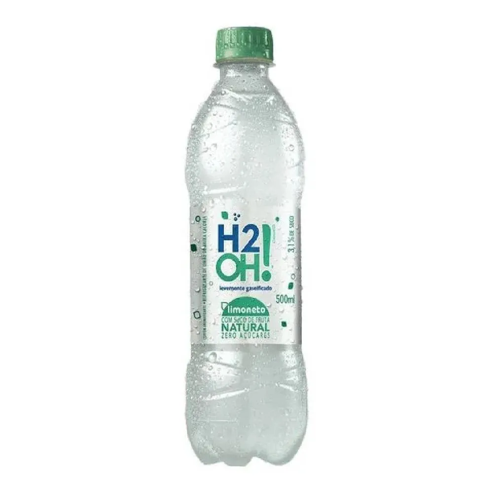 REFRIGERANTE LIMONETO ZERO AÇÚCAR H2OH! GARRAFA 500ML