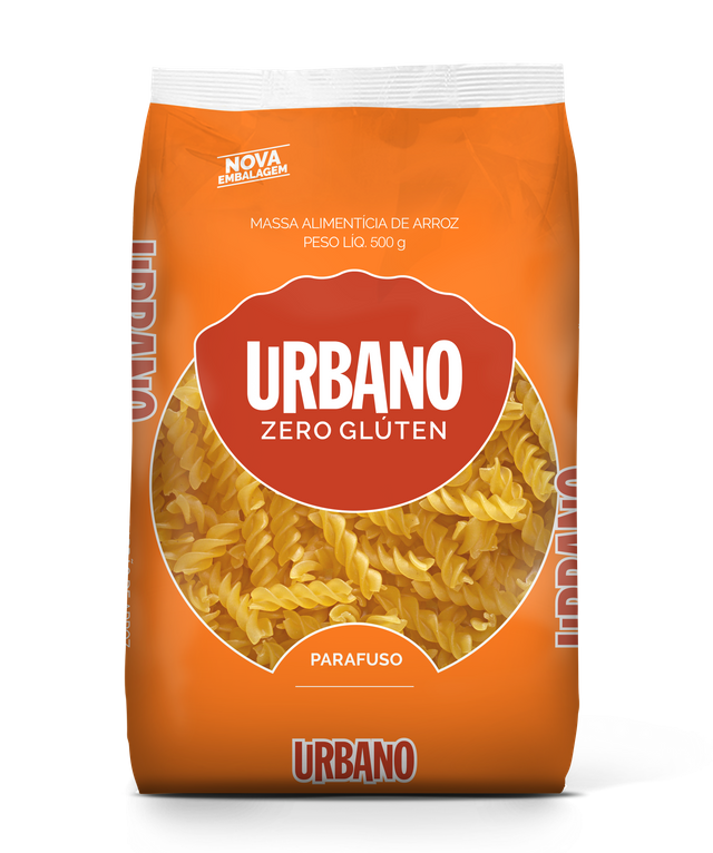 MASSA ALIMENTÍCIA DE ARROZ URBANO PARAFUSO 500G