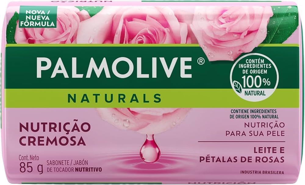 SABONETE BARRA PALMOLIVE NATURALS HIDRATA & PERFUMA ENVOLTÓRIO 85G