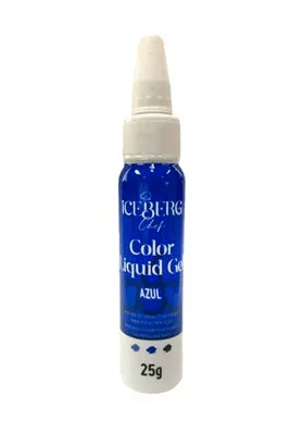 CORANTE LIQUIGEL AZUL CONG 25G ICEBERG CHEF